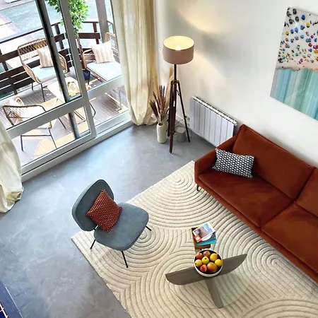 Temps Des Cerises - Terrasse - - Marina Апартаменты Довиль